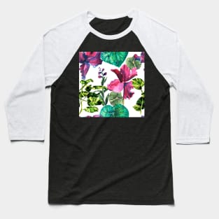 Seamless tropical flower Baseball T-Shirt